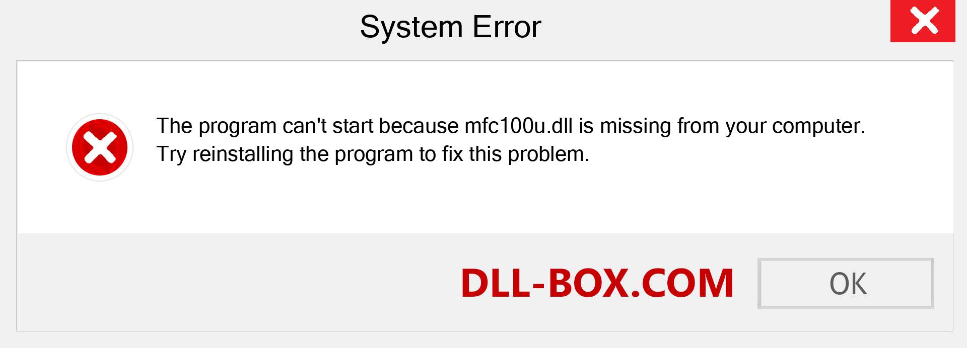  mfc100u.dll file is missing?. Download for Windows 7, 8, 10 - Fix  mfc100u dll Missing Error on Windows, photos, images